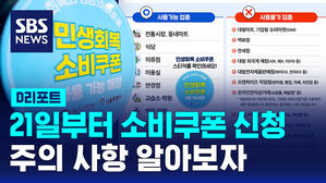 [D리포트] 21일부터 민생회복 소비쿠폰 신청&hellip;주의 사항은?