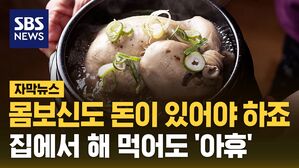 [자막뉴스] 몸보신도 돈이 있어야 하죠&hellip;집에서 해 먹어도 '아휴'