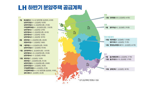 LH, 하반기 3기 신도시 등 전국에 1만 6천 가구 분양