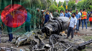 공군 훈련기, 학교로 추락…방글라데시 최소 27명 사망