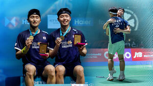 '환상 복식조' 결성 7개월 만에 세계 1위