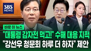"대통령은 감자전 먹으면서!" 수해 대응 비난한 송언석&hellip;"강선우 청문회 하루 더" 제안 [바로이뉴스]