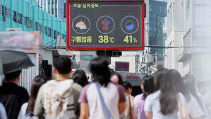 한반도 덮은 고기압 겹이불…서울 38도 주말 폭염 절정