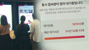 '영화 반값' 할인권 배포…접속자 폭주