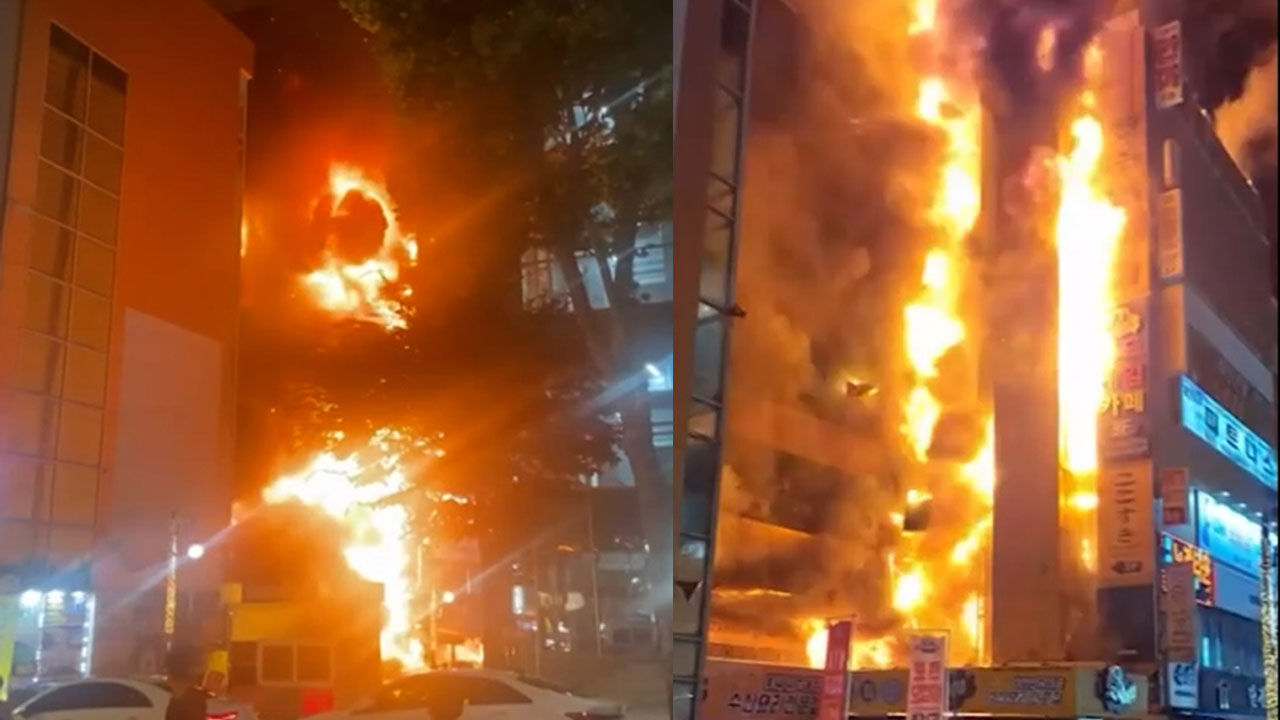 인천 구월동 상가 건물 화재…1시간만에 큰 불길 잡혀