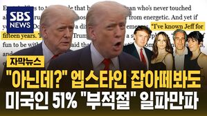"금시초문" 고개 저은 트럼프, 하지만&hellip;"미국인 51% 부적절" 여론 돌아섰다 [자막뉴스]