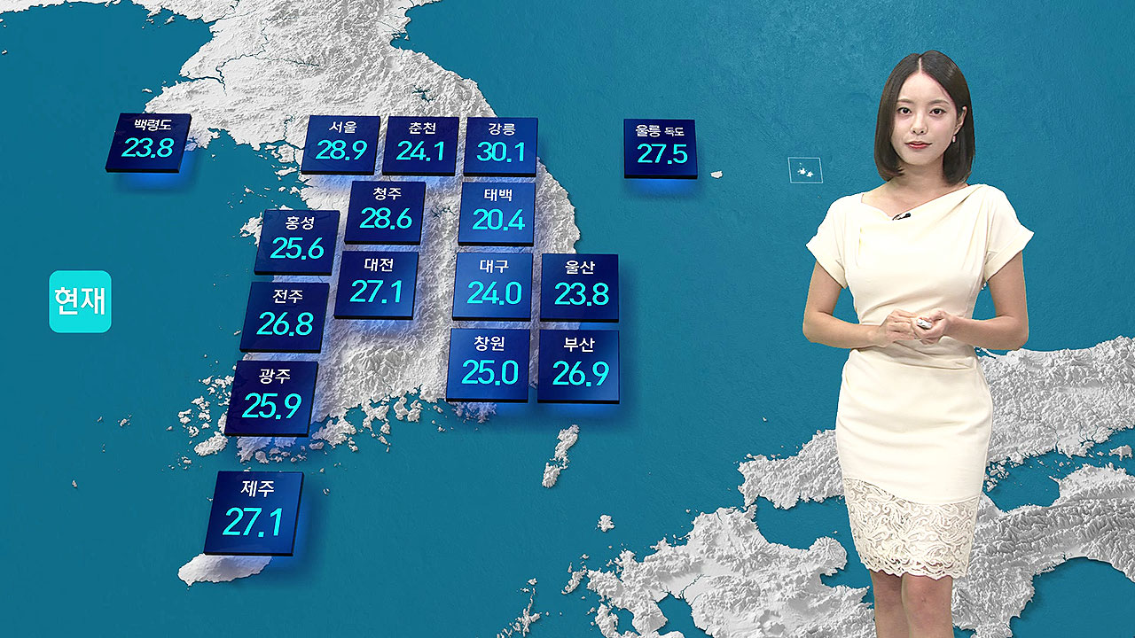 [날씨] - 전국에 폭염 특보…서울·전주 37도까지 치솟아