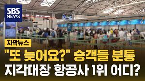 자막뉴스 지각대장 항공사