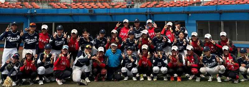 2024년 한일 소프트볼 합동 훈련 (사진=대한야구소프트볼협회 제공, 연합뉴스)