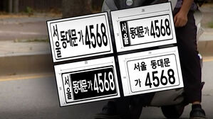 배달 오토바이에 '앞 번호판'…10월부터 시범사업