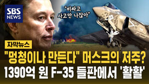[자막뉴스] "멍청이나 만든다" 머스크의 저주인가&hellip;1390억 원짜리 F-35 들판에서 '활활'