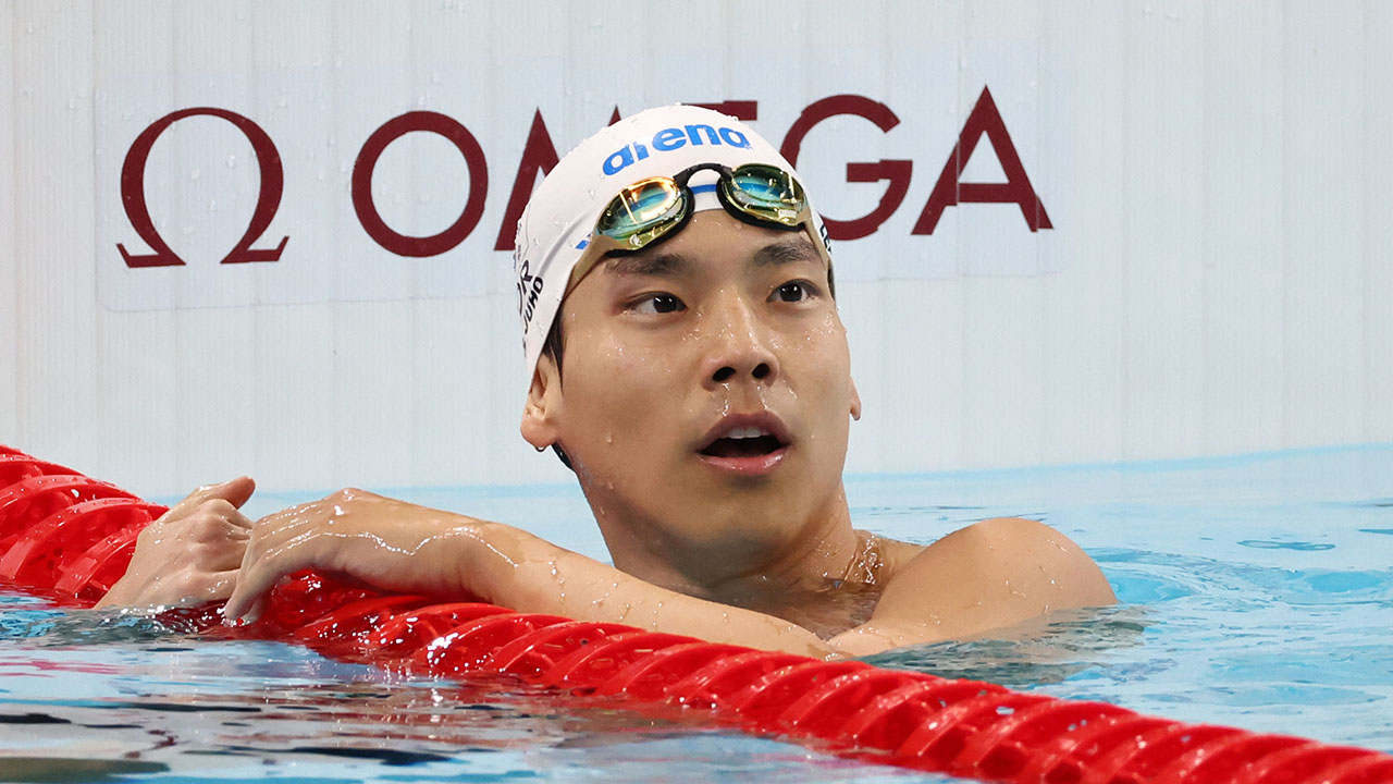 이주호, 세계수영선수권 배영 200m서 한국 신기록…결승은 무산