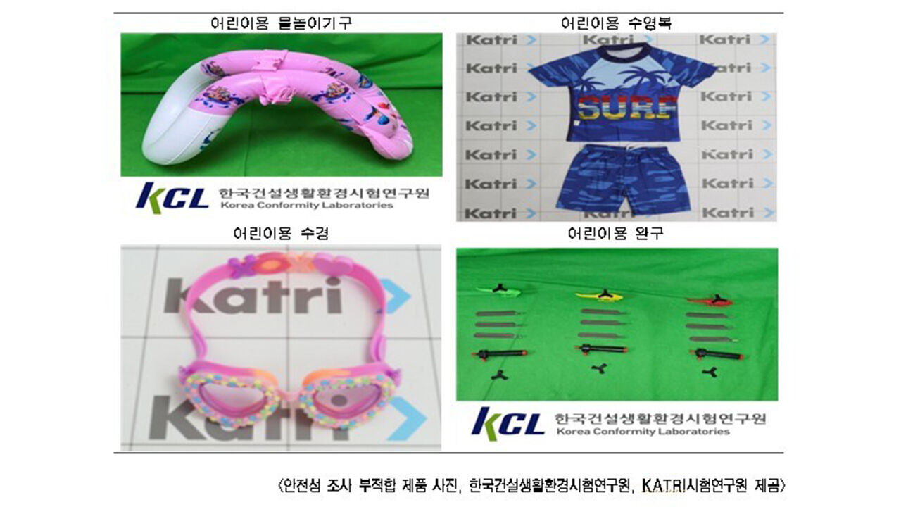 중국 직구 플랫폼 어린이 수영복 'pH 기준치 초과'…피부염 위험