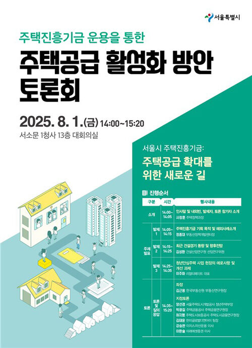 '서울시 주택진흥기금: 주택공급 확대를 위한 새로운 길' 토론회 (사진=서울시 제공, 연합뉴스)
