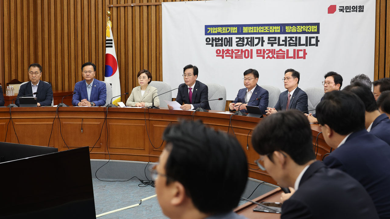 국힘, 정부 세재개편안 '맹폭'…"반기업 세금폭탄" 철회 요구