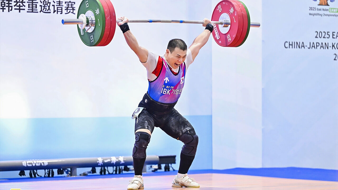 정한솔, 동아시아역도선수권 남자 79㎏급 우승