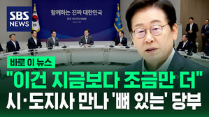 [바로이뉴스] "이건 지금보다 조금만 더"&hellip;시&middot;도지사 만나 '뼈 있는' 당부한 이재명 대통령