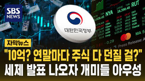 [자막뉴스] "10억? 연말마다 주식 다 던질걸?"&hellip;세제 발표 나오자 개미들 청원 아우성