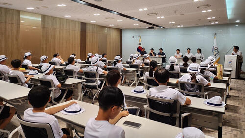 양궁 대표팀, 진천 선수촌서 꿈나무 40명 대상 '멘토링 프로그램'