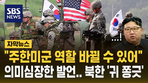 [자막뉴스] "주한미군 역할 바뀔 수 있어" 의미심장한 발언&hellip;왜?