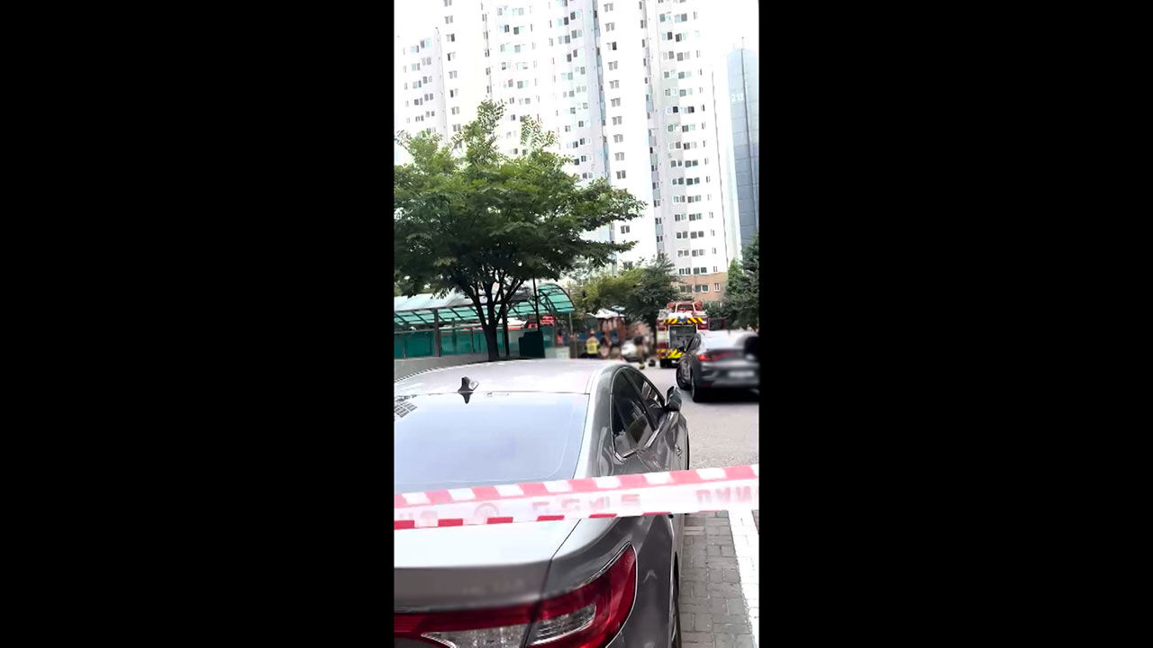 경기 시흥 아파트서 불…1명 화상