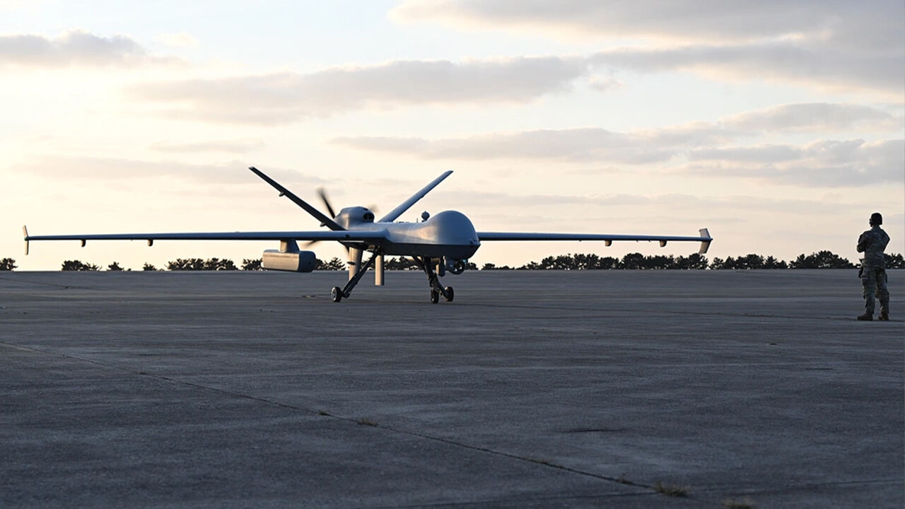지난 2024년 10월 한미연합훈련 중 군산 기지에 배치된 MQ-9A 리퍼 무인기