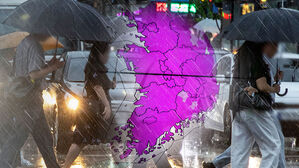 [날씨] 내일까지 영남 최고 120㎜…서울 낮 기온 30도