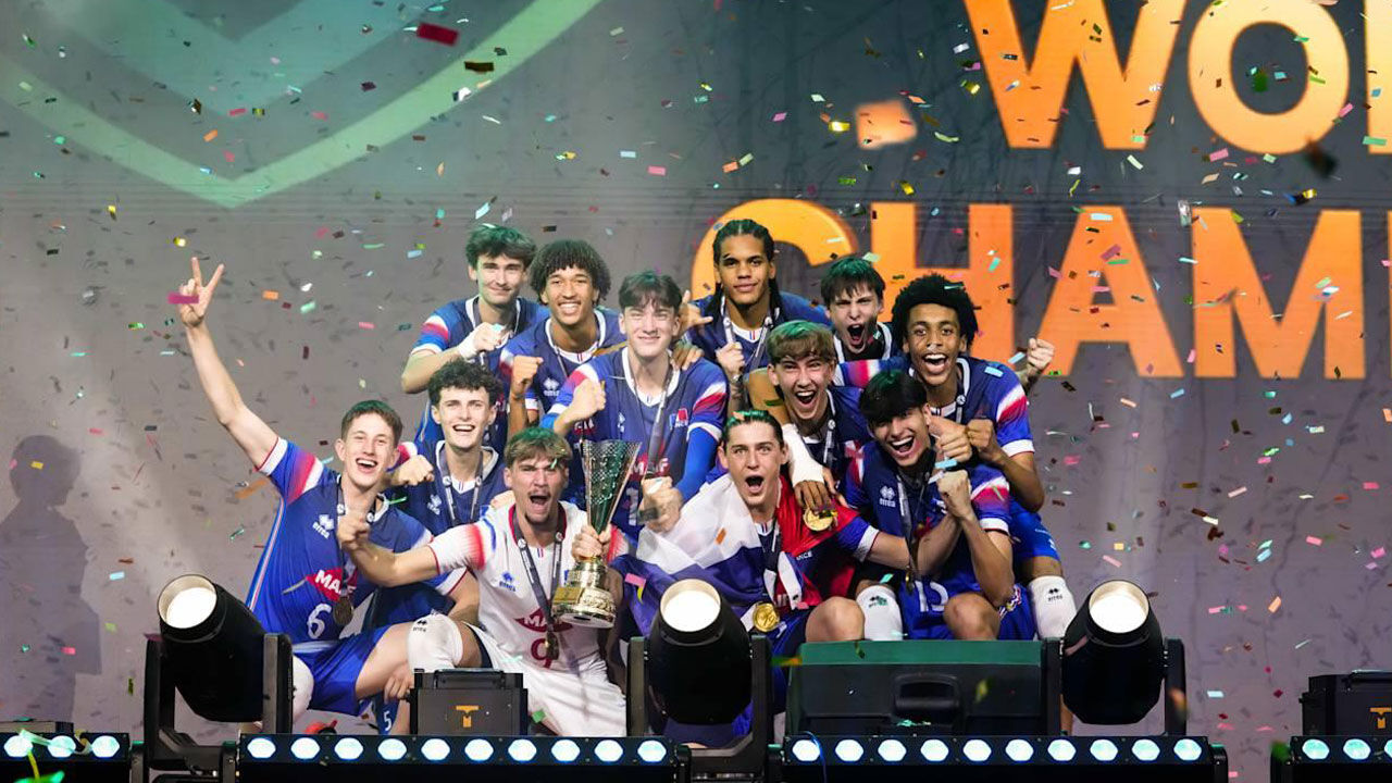 남자배구 프랑스, U-19 세계선수권대회 2연패