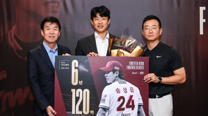 프로야구 키움, 송성문과 6년 총액 120억 원 비FA 다년 계약