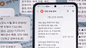 "대피하라"더니 "외출 자제"&hellip;100통 재난 문자 '중구난방'