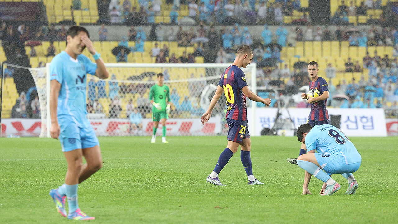 바르셀로나, 대구 상대로 5-0 골 폭죽