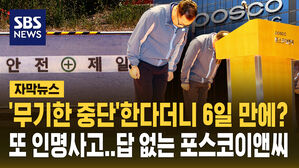 [자막뉴스] '작업 무기한 중지'한다더니 6일 만에 재개&hellip;바로 그날 또 인명 사고 난 포스코이앤씨