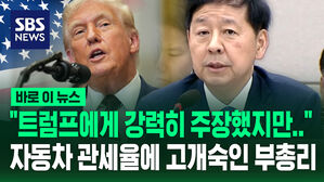 [바로이뉴스] "트럼프에게 강력히 주장했지만&hellip;송구하다" 자동차 관세율에 고개 숙인 부총리
