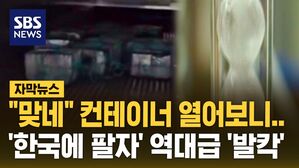 [자막뉴스] "맞네" 컨테이너 열어보니&hellip;'한국에 팔자' 역대급 '발칵'