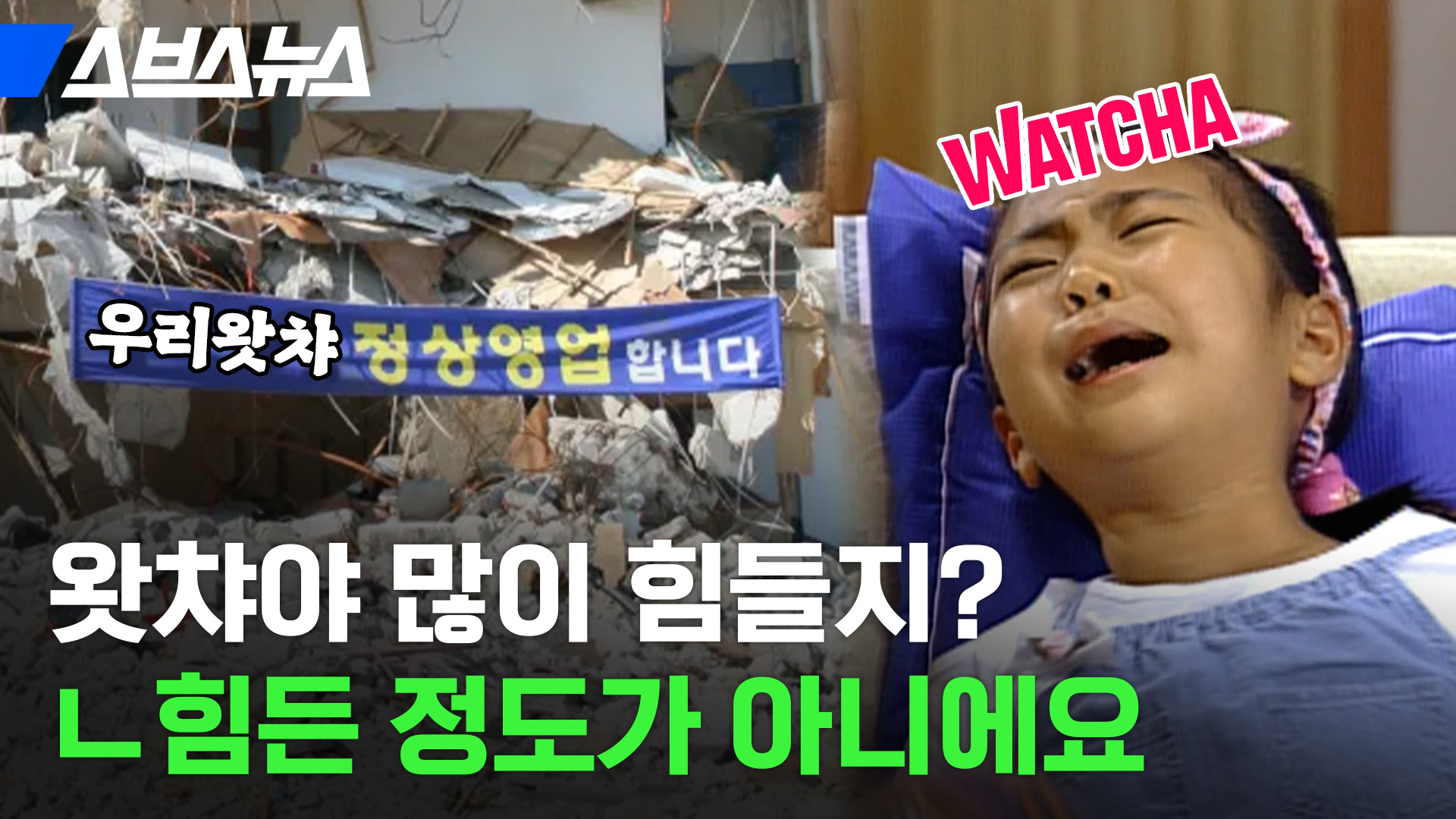 기업회생 절차 돌입한다는 국내 1세대 OTT 왓챠 / 스브스뉴스