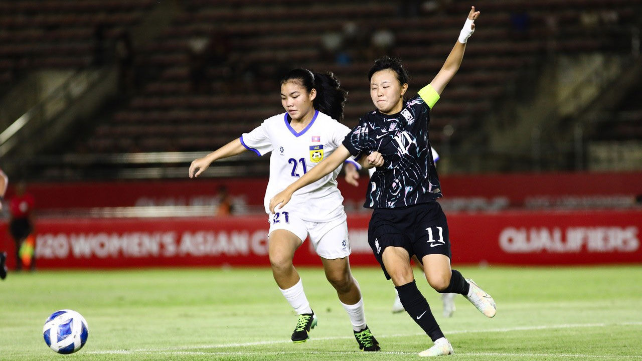 한국 U-19 여자축구, AFC U-20 아시안컵 예선서 라오스 격파