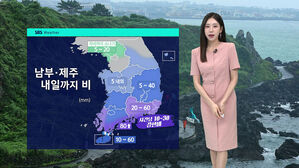 [날씨] 충청 이남 비…제주 동부 호우주의보