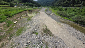 강릉 오봉저수지 저수율 역대 최저치인 25%…재대본 1단계 가동