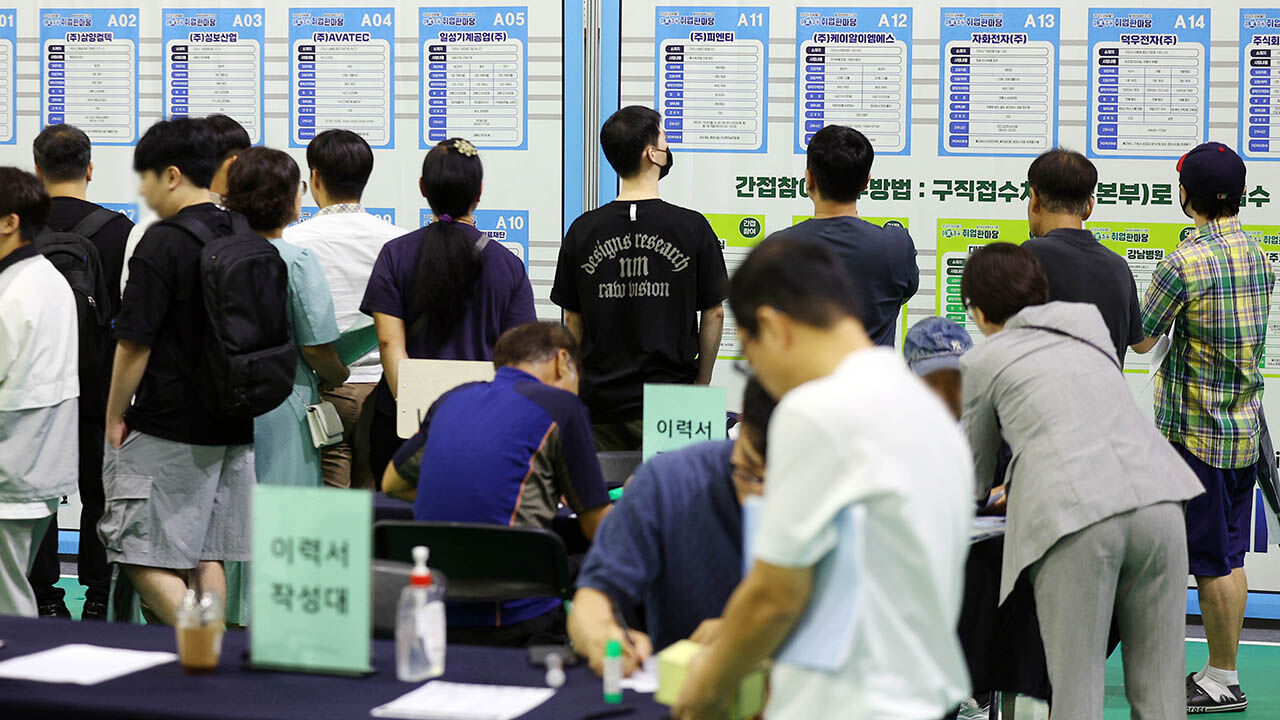 7월 취업자 17만 1천 명 증가…제조·건설 고용 부진 계속