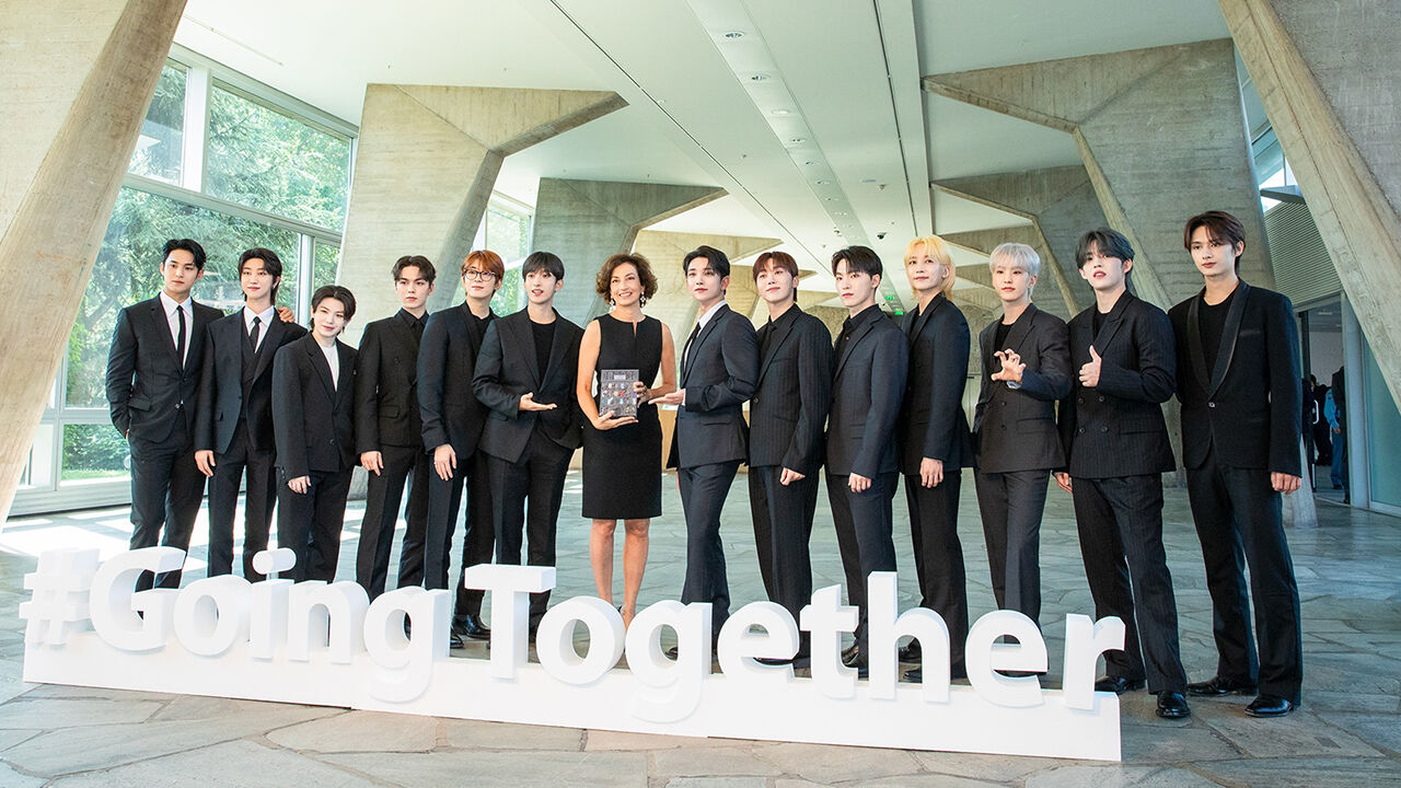 세븐틴, '세계 청년의 날' 맞아 유네스코에 3억 5천만 원 기부
