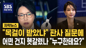 [자막뉴스] 판사가 "목걸이 받았냐" 묻자&hellip;"누구한테요?"