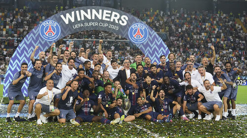 '이강인 만회골' PSG, 승부차기로 토트넘 꺾고 슈퍼컵 우승