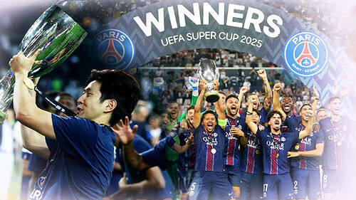 이강인 시즌 첫 골…PSG, UEFA 슈퍼컵도 제패