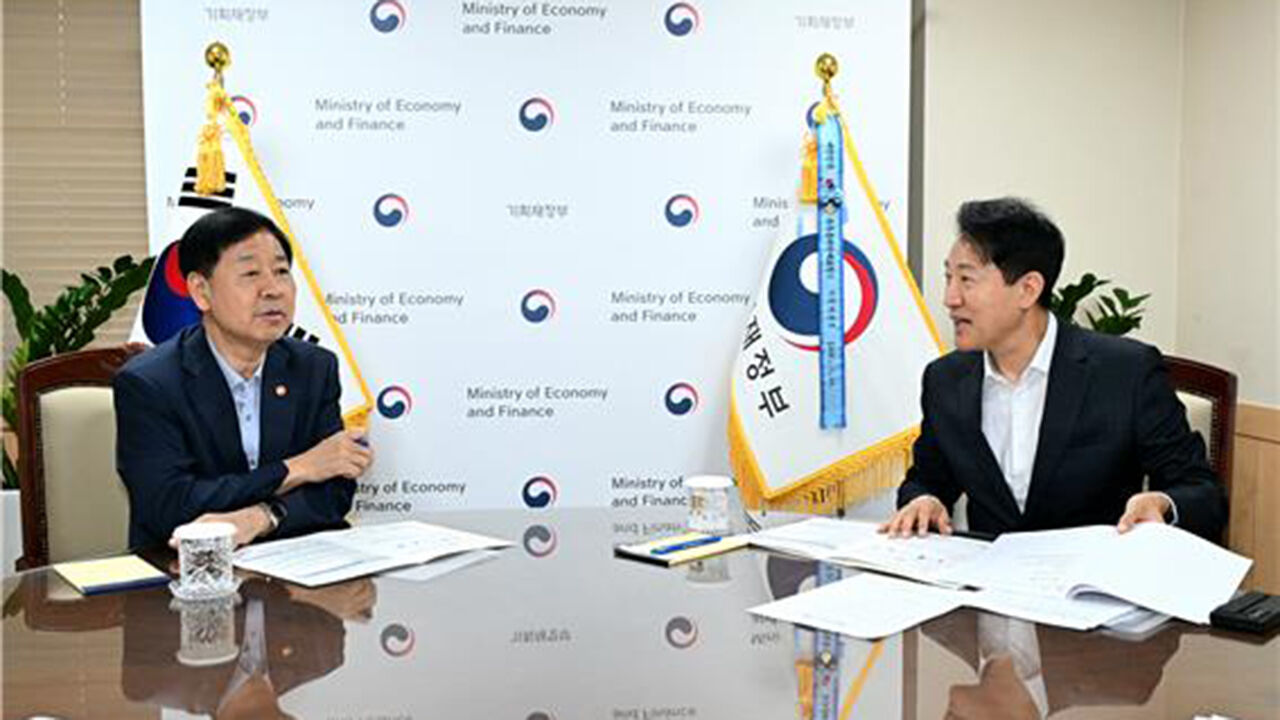 오세훈, 경제부총리에 "기반시설 늘리려면 국고보조 확대 필요"