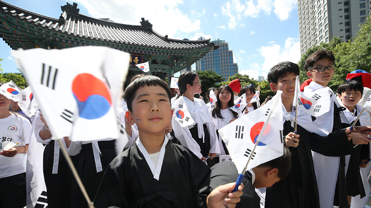 여야 지도부, 제80주년 광복절 경축식 참석