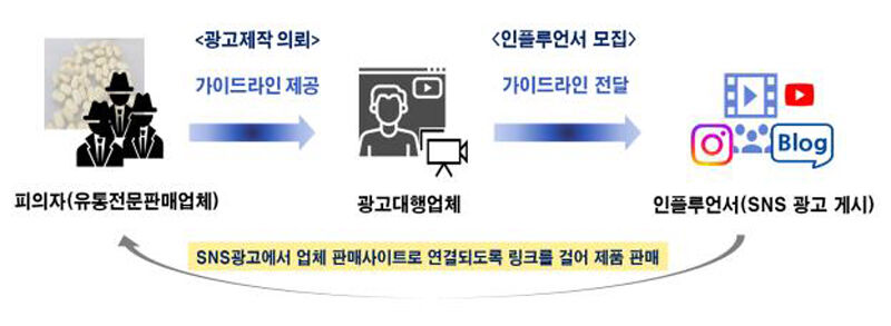 위반 행위 모식도
