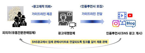 위반 행위 모식도