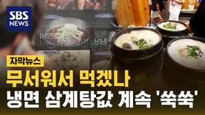 [자막뉴스] 무서워서 먹겠나…냉면·삼계탕값 또 올랐다
