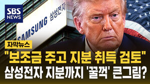 [자막뉴스] "보조금 주고 지분 취득 검토"&hellip;삼성전자 지분까지 '꿀꺽' 큰그림?