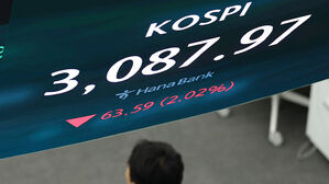 코스피, 낙폭 다소 줄여 3,130선 마감&hellip;코스닥 1.3%↓